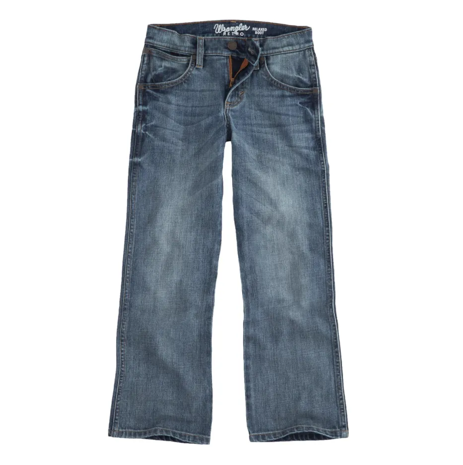 10JRT20GL - Wrangler Boy's Retro® Relaxed Boot Jean - Slim