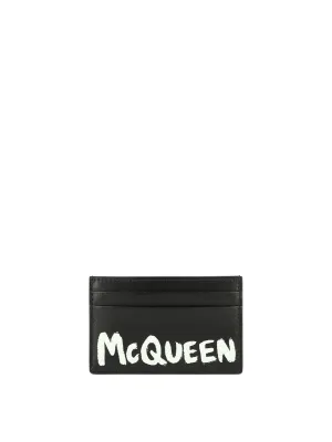 Alexander McQueen Mcqueen Graffiti Card Holder