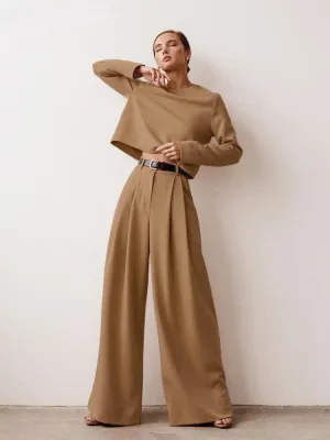 Classic Spring Wide Leg Pants