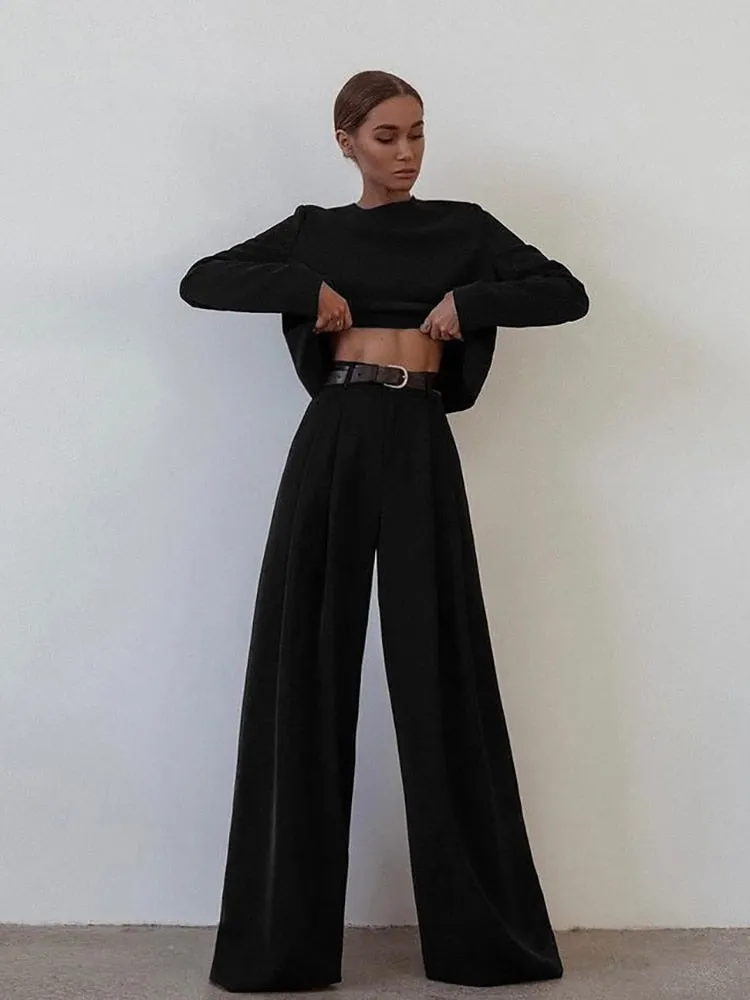 Classic Spring Wide Leg Pants