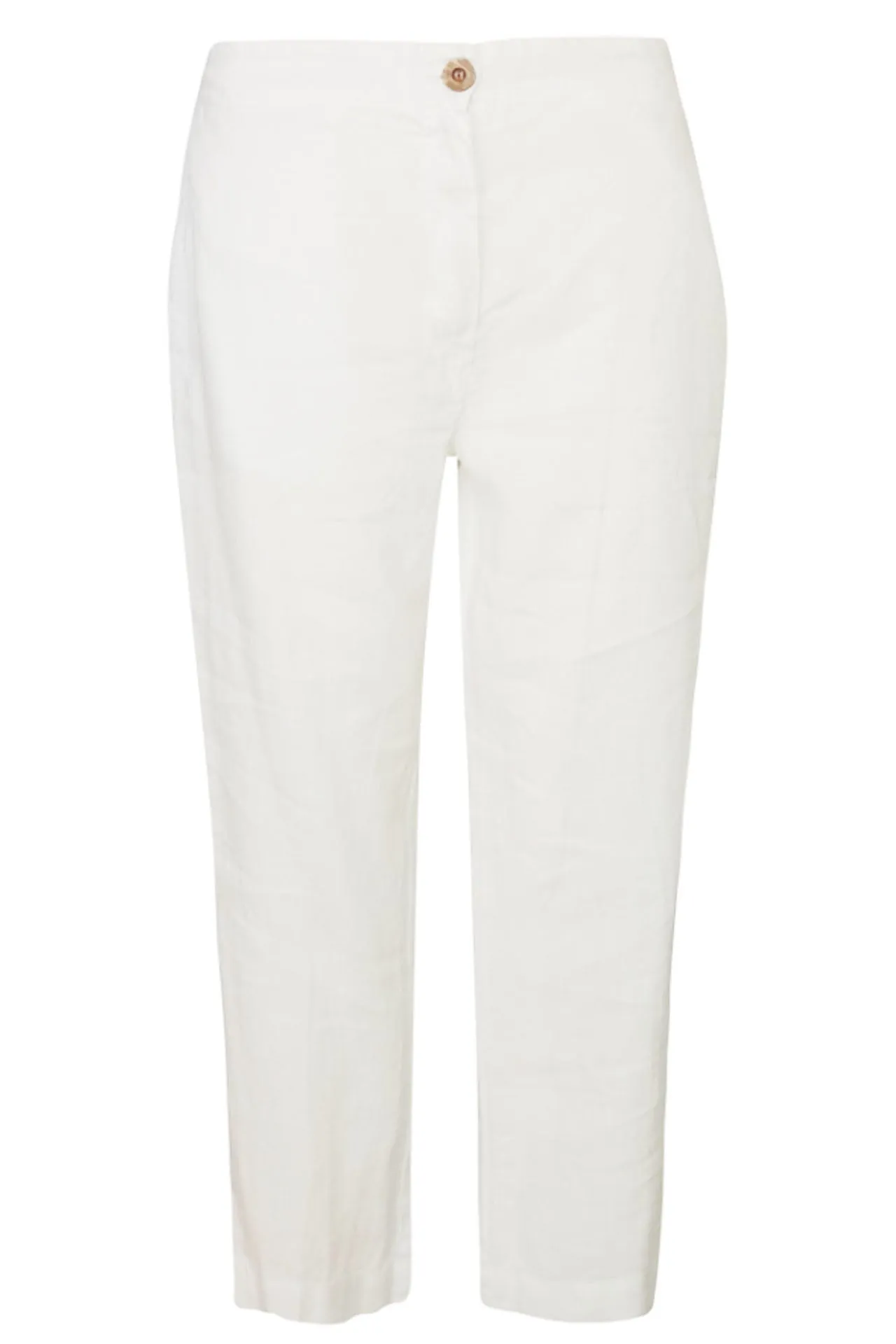 Curve Elasticated Waistband Linen Pants