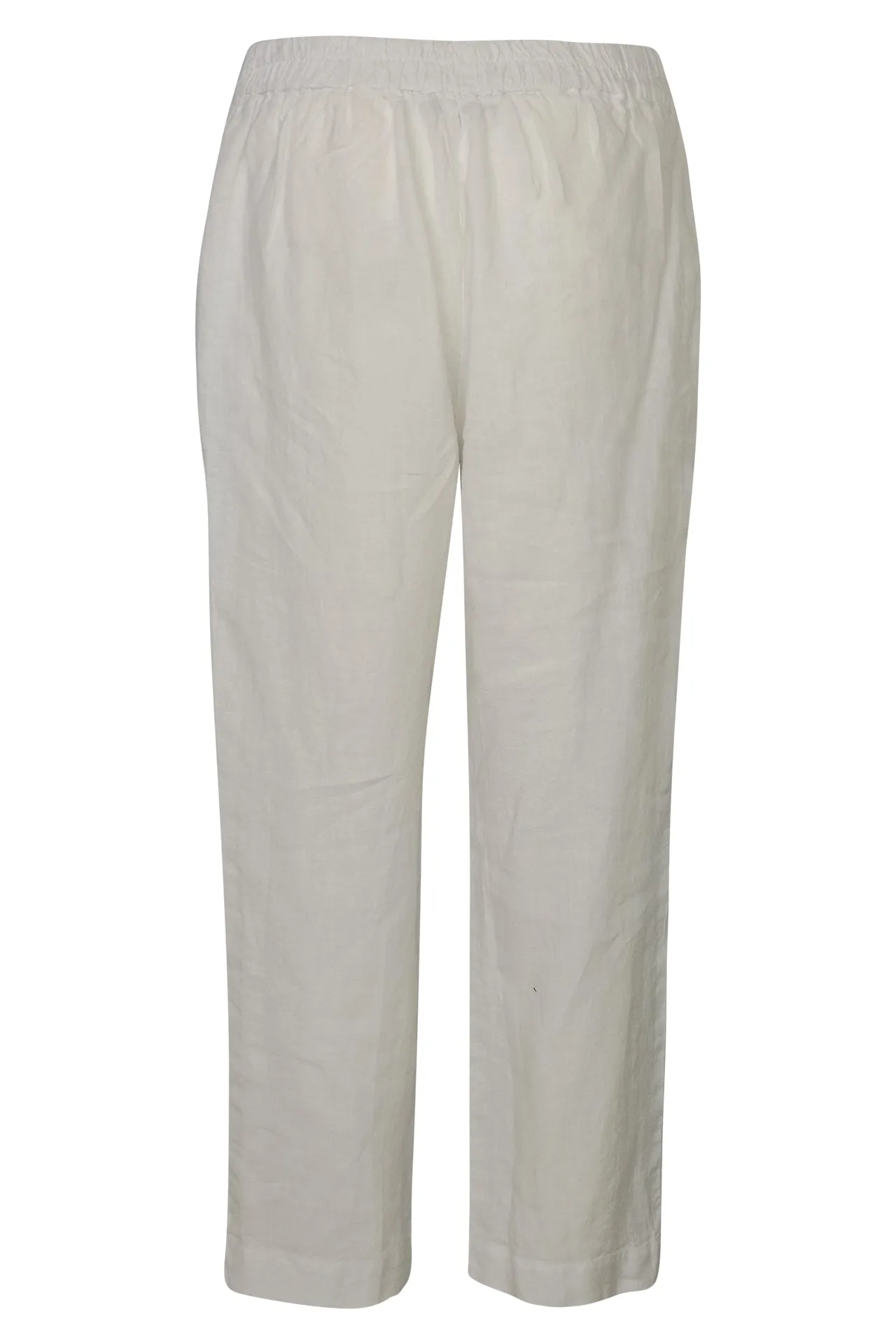 Curve Elasticated Waistband Linen Pants