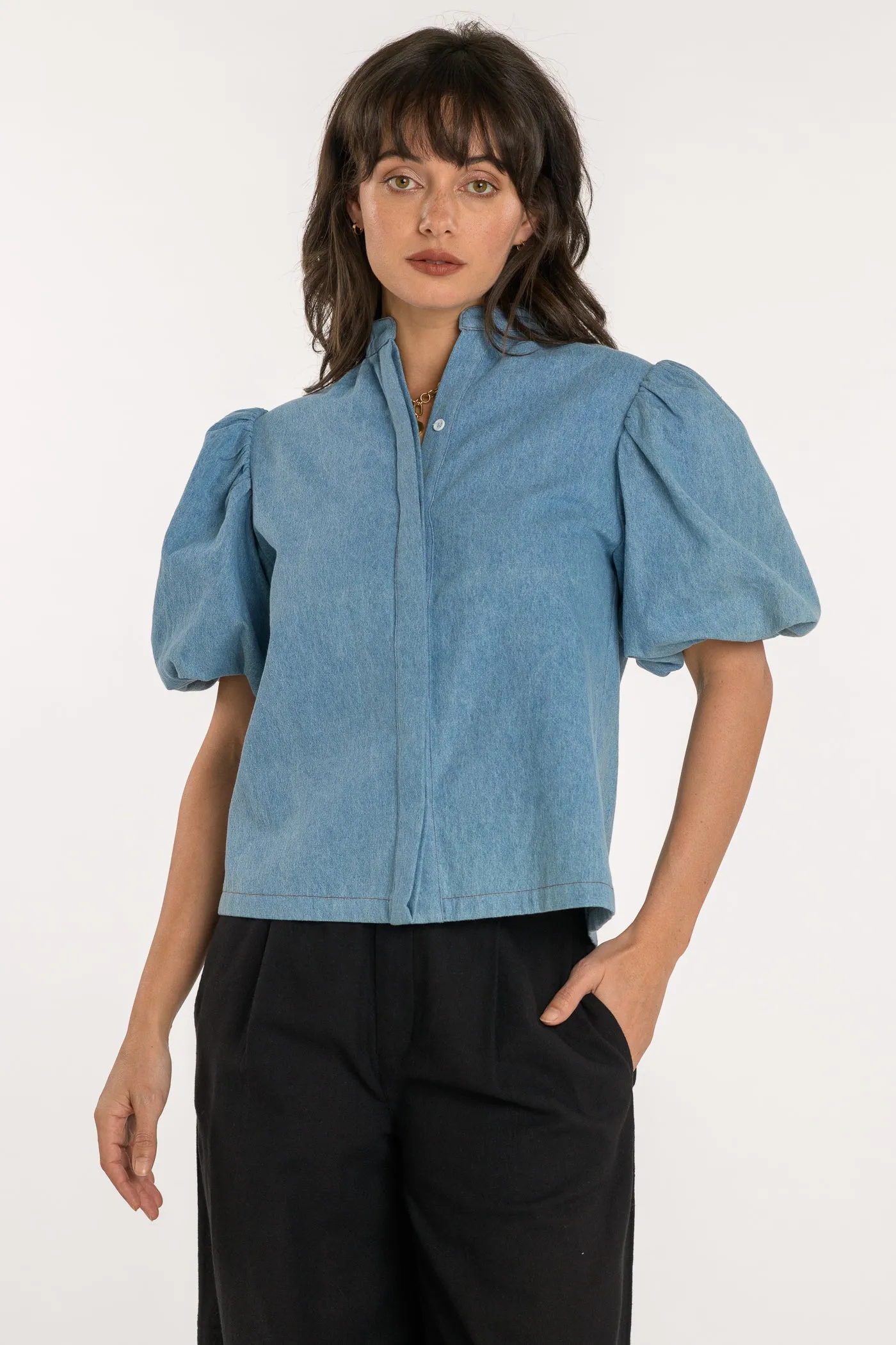 Denim Edie Top