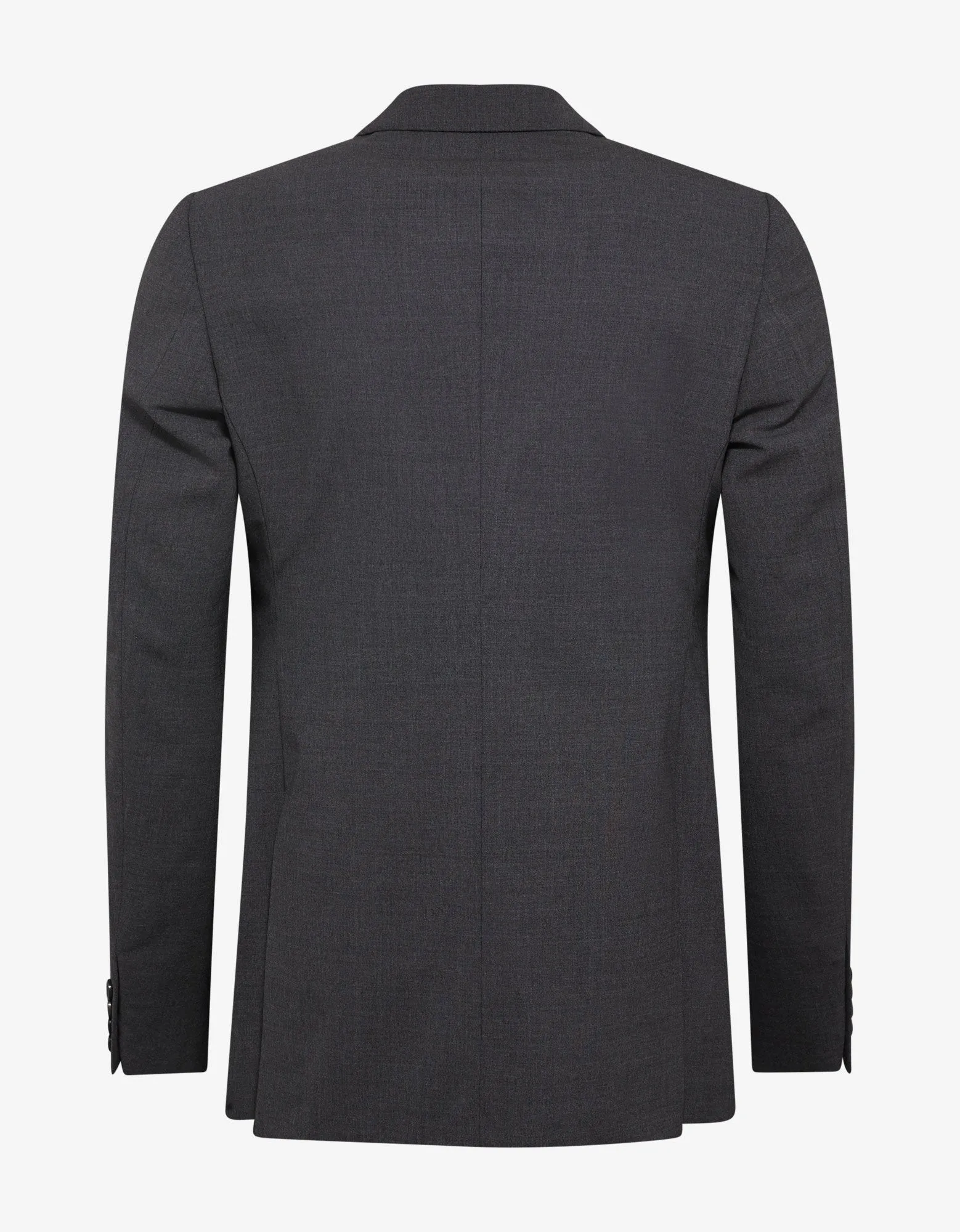 Grey Wool-Blend Two-Button Suit