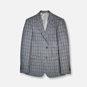 Gunner Slim Windowpane Suit