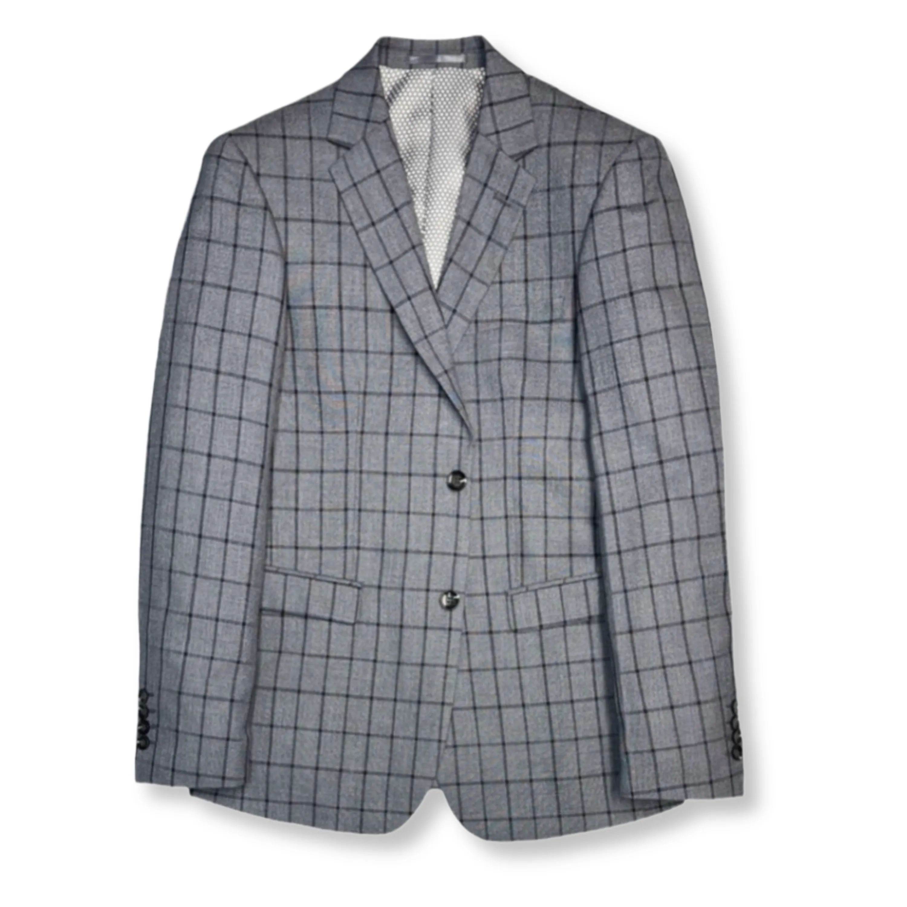 Gunner Slim Windowpane Suit