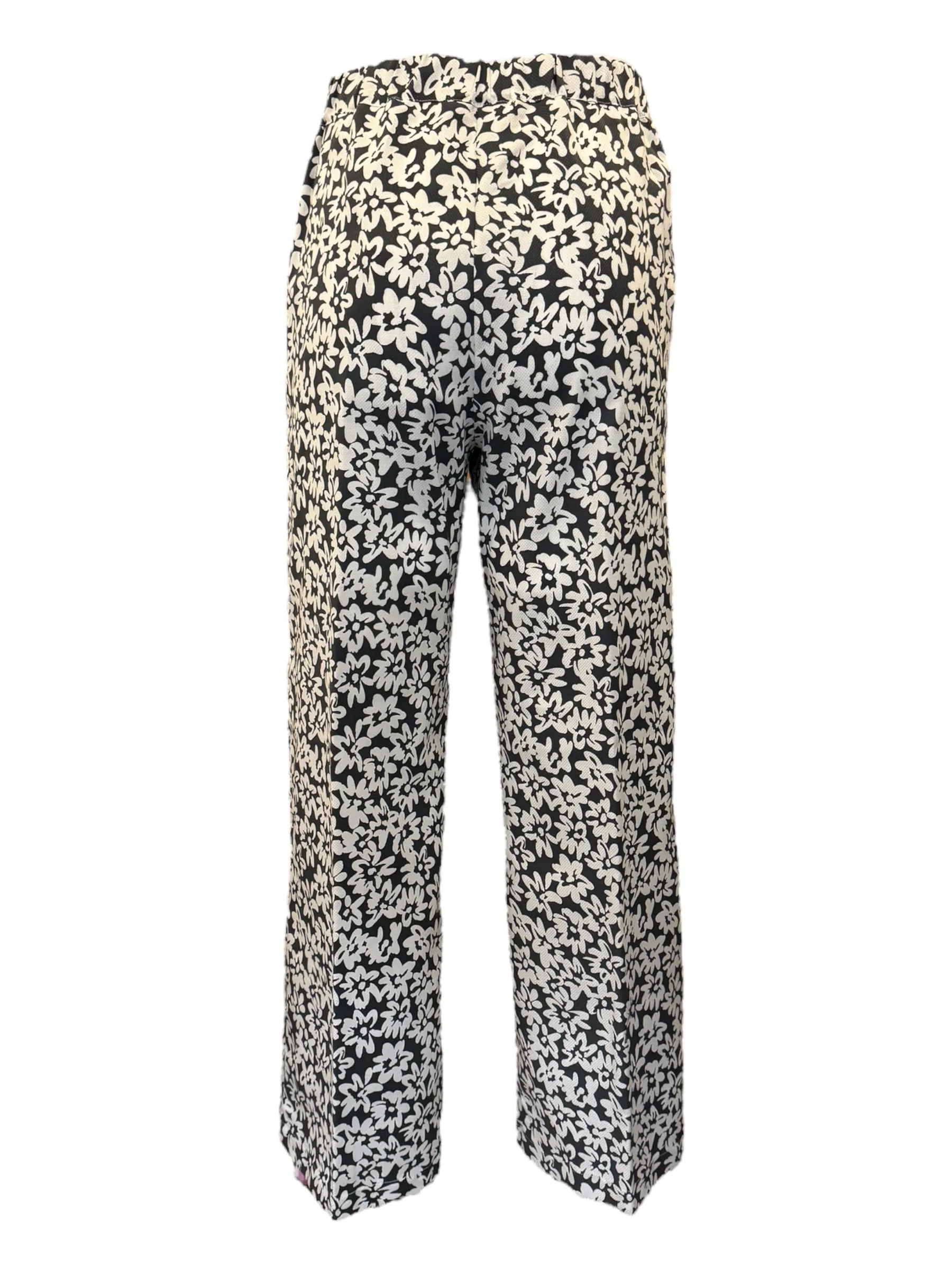 Hubert Gasser Women's Wide Leg Pants - Navy Floral