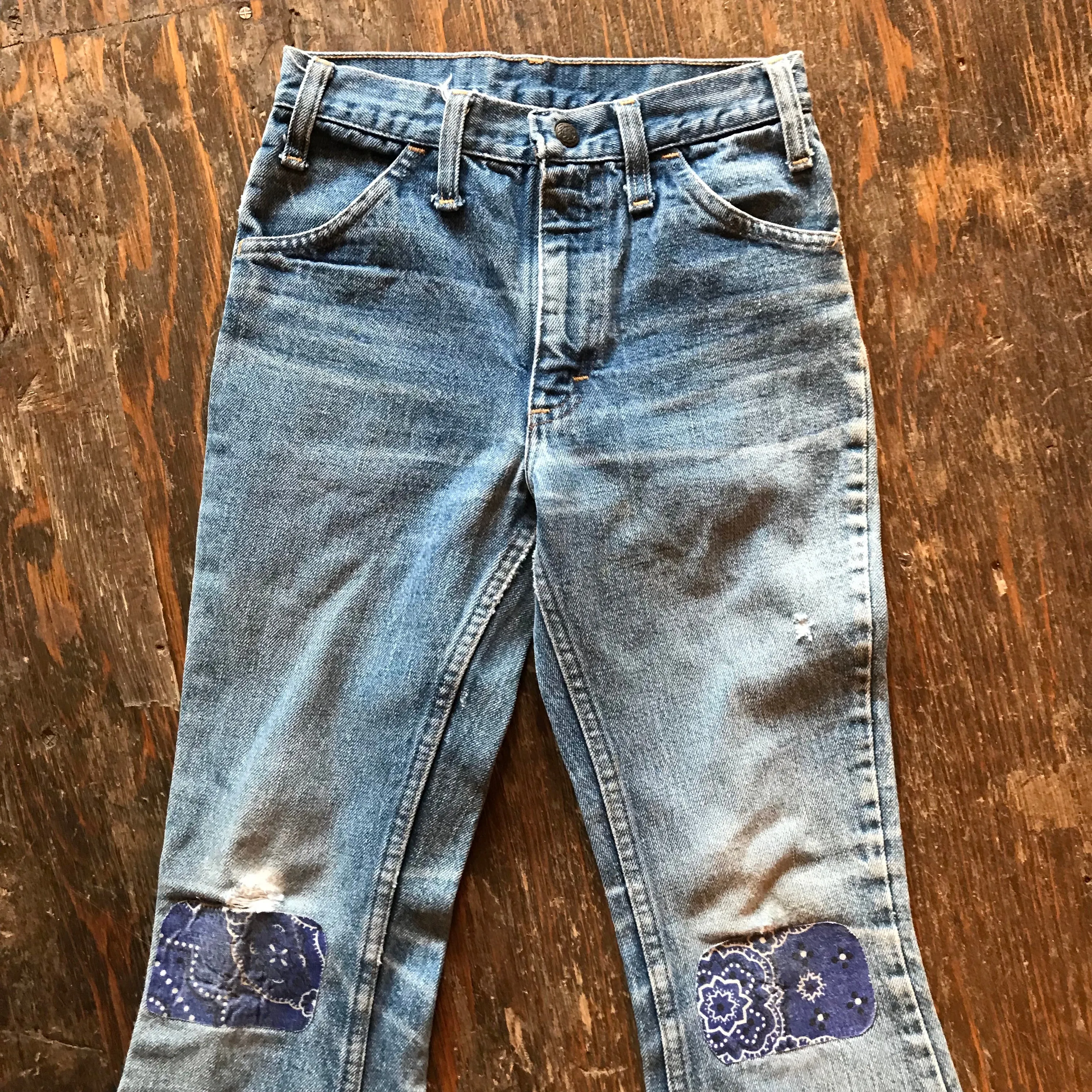 Kid's Patchwork Jeans