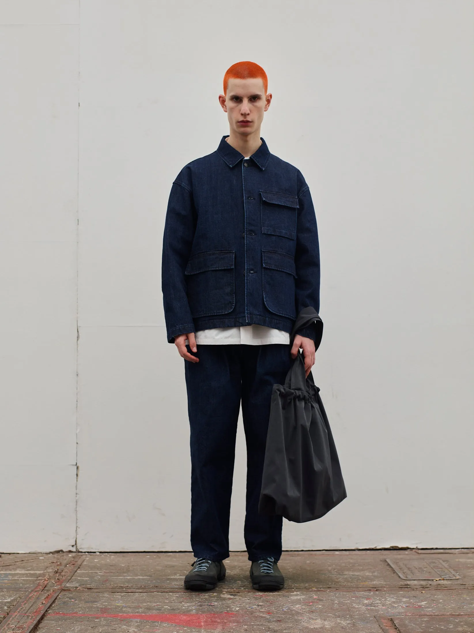 kontor / 2PLEAT DENIM SLACKS