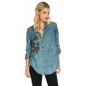 Kris Chambray Top