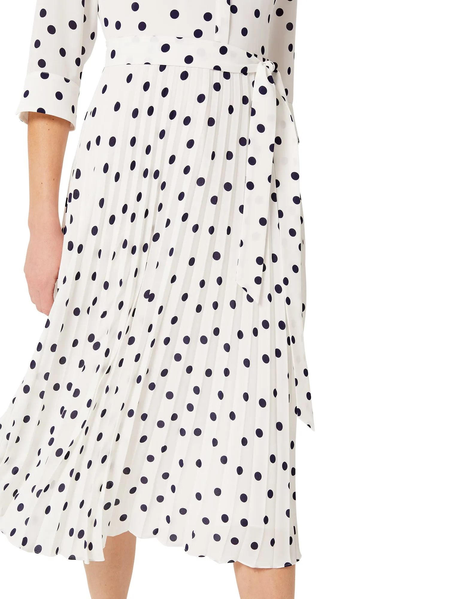 Leona Spot Midi Dress