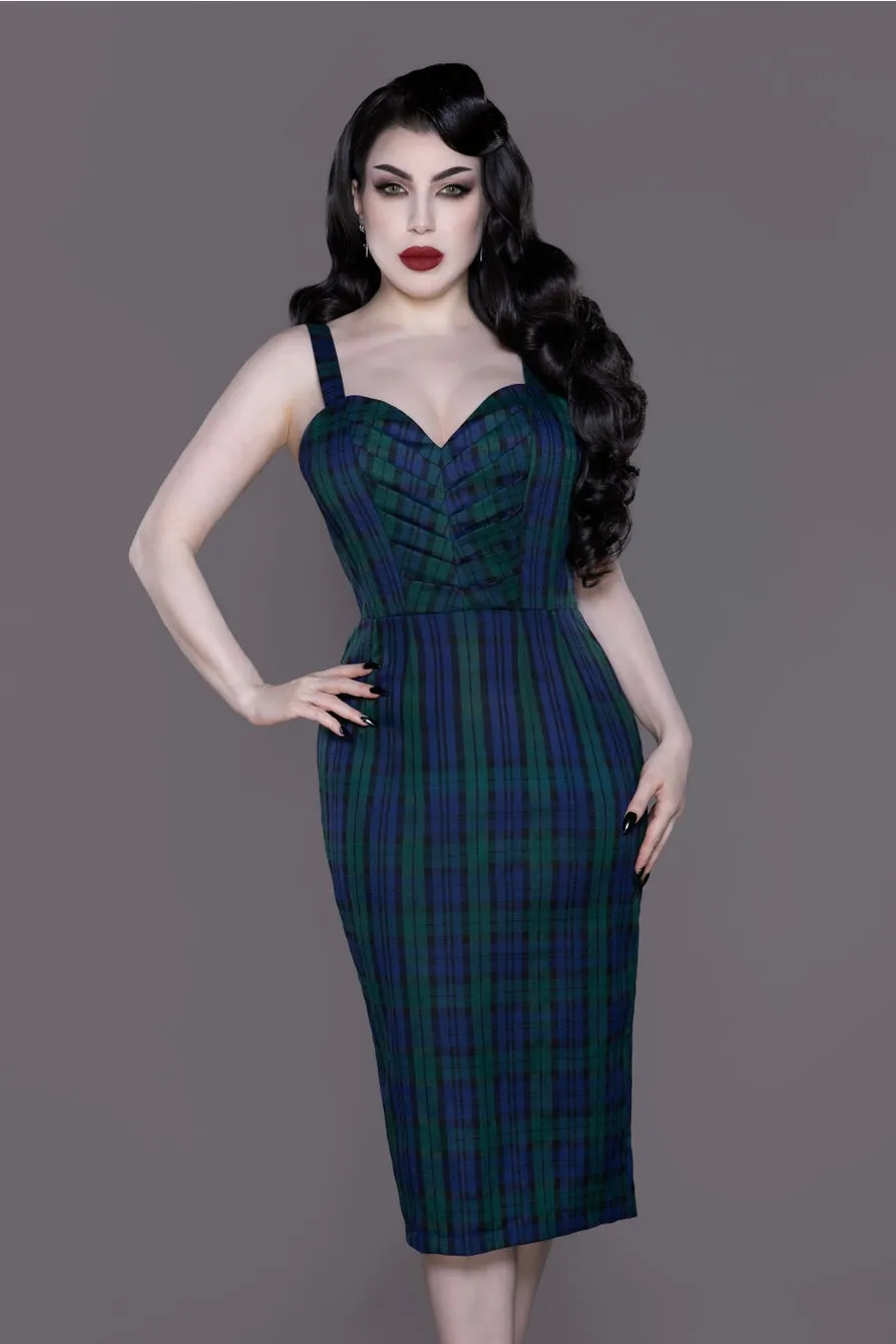 Leprechaun Plaid Pencil Dress & Skirt Set by Weasel Wear