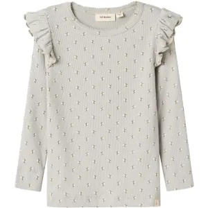 Lil'Atelier Mirage Gray Snow Drop Gago Kuo Slim Blouse