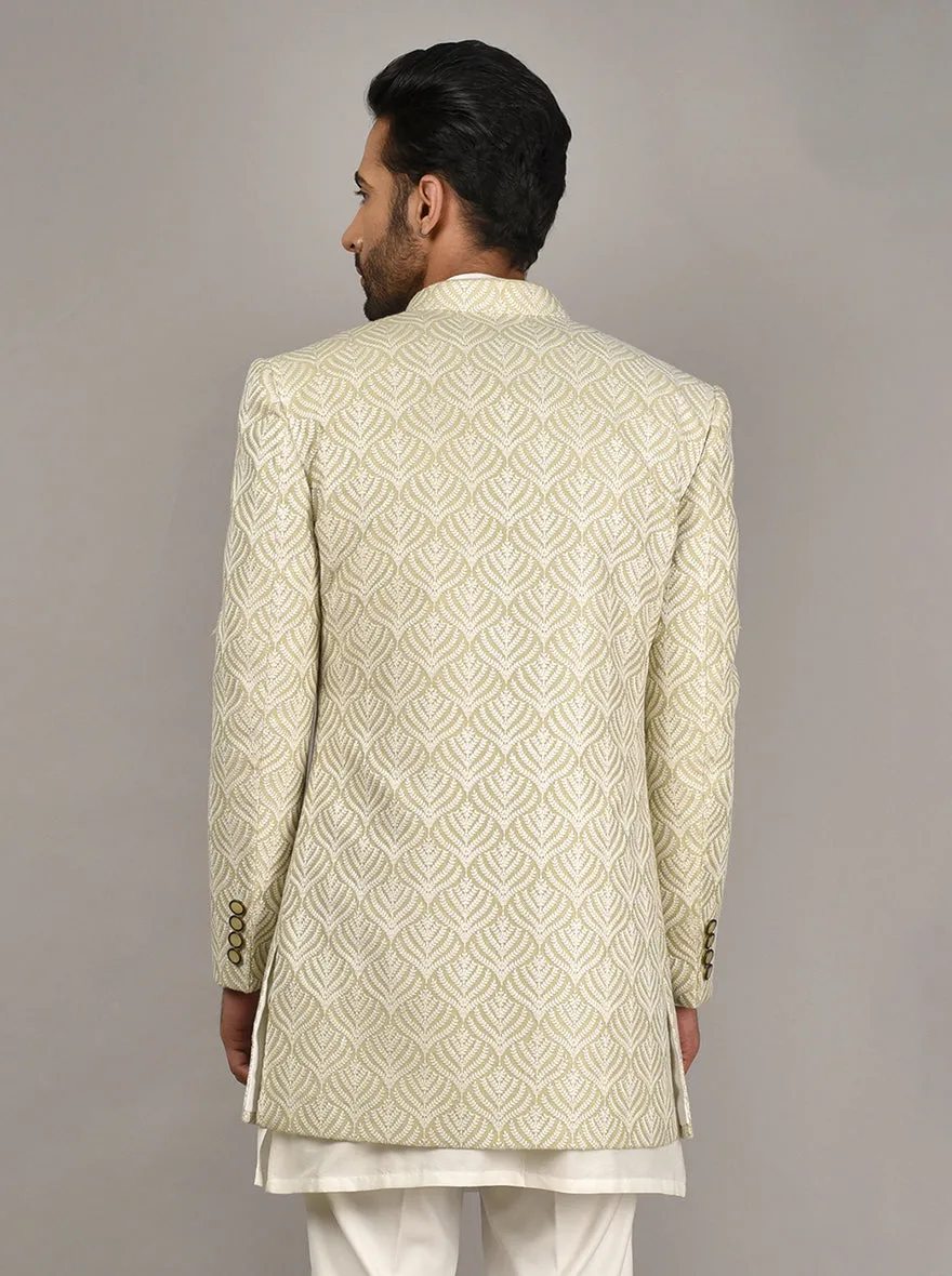 Mehndi Green Jodhpuri Suit | TULA