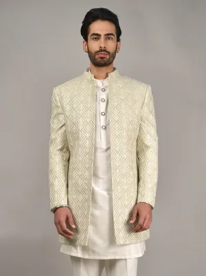 Mehndi Green Jodhpuri Suit | TULA