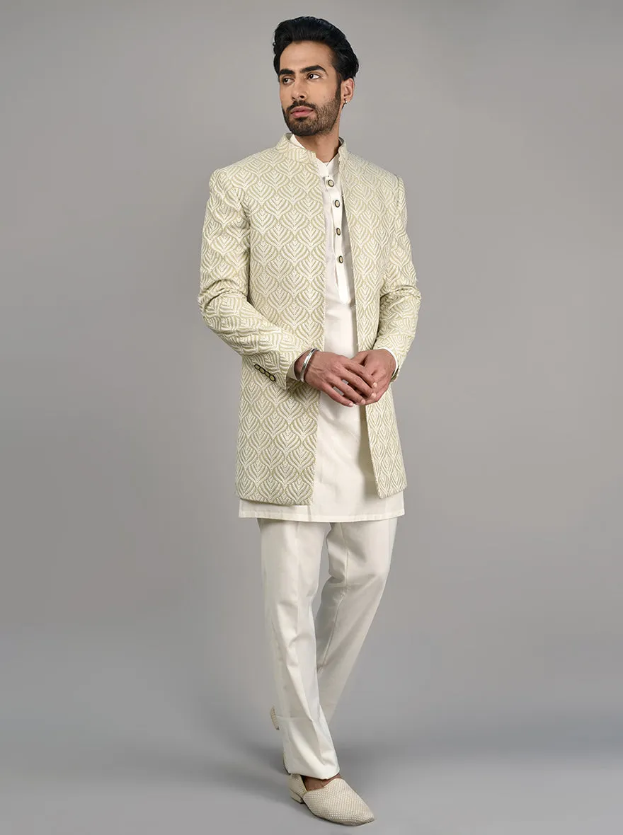 Mehndi Green Jodhpuri Suit | TULA