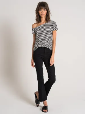 n:Philanthropy - Dorado Tee in Black White Stripe