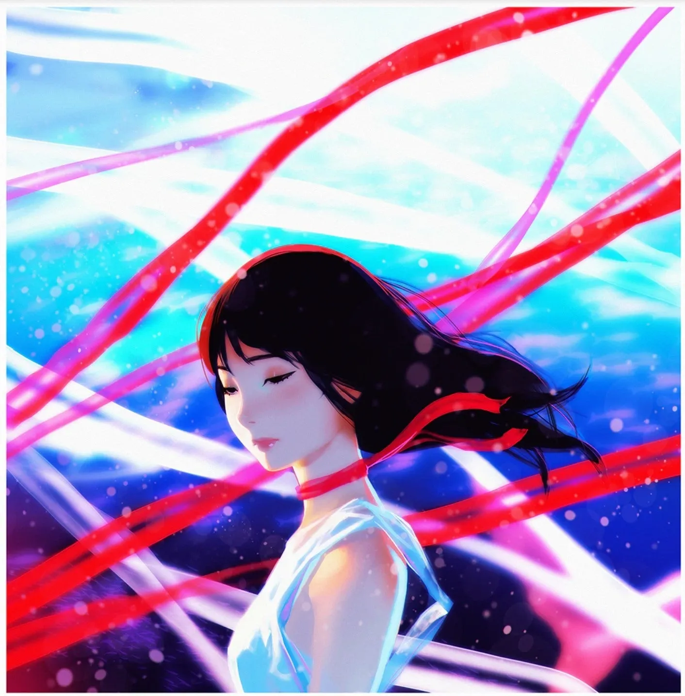 Plastic Sea Giclee Print by Ilya Kuvshinov