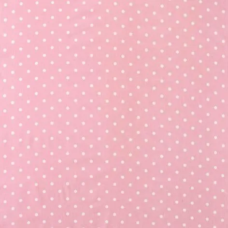 Polka Dot Pink PVC Fabric