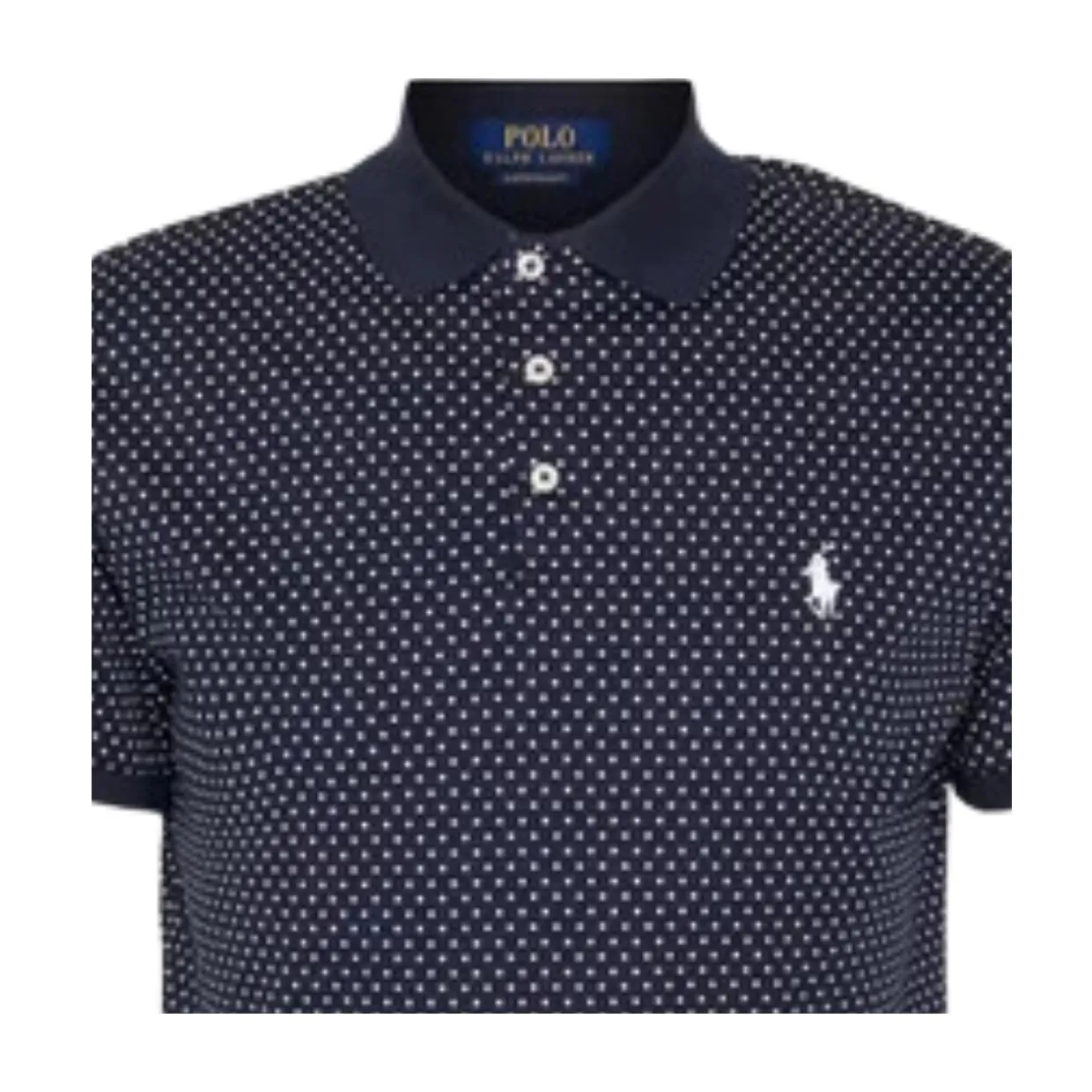 Polo Ralph Lauren Custom Slim Fit Navy Polo Shirt