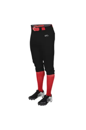 Rawlings Launch Knickers Black - LNCHKP Baseball Knicker Pant