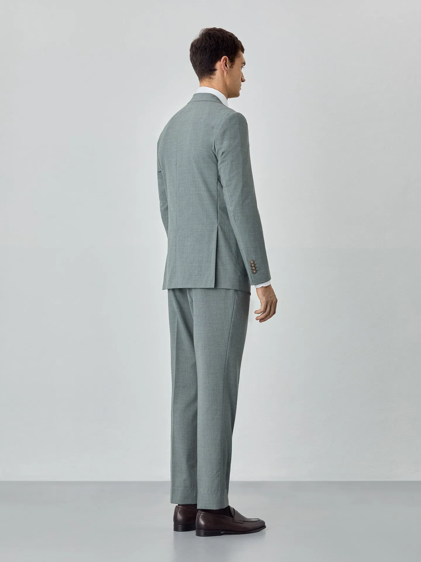 Slim fit Melange Business Suit