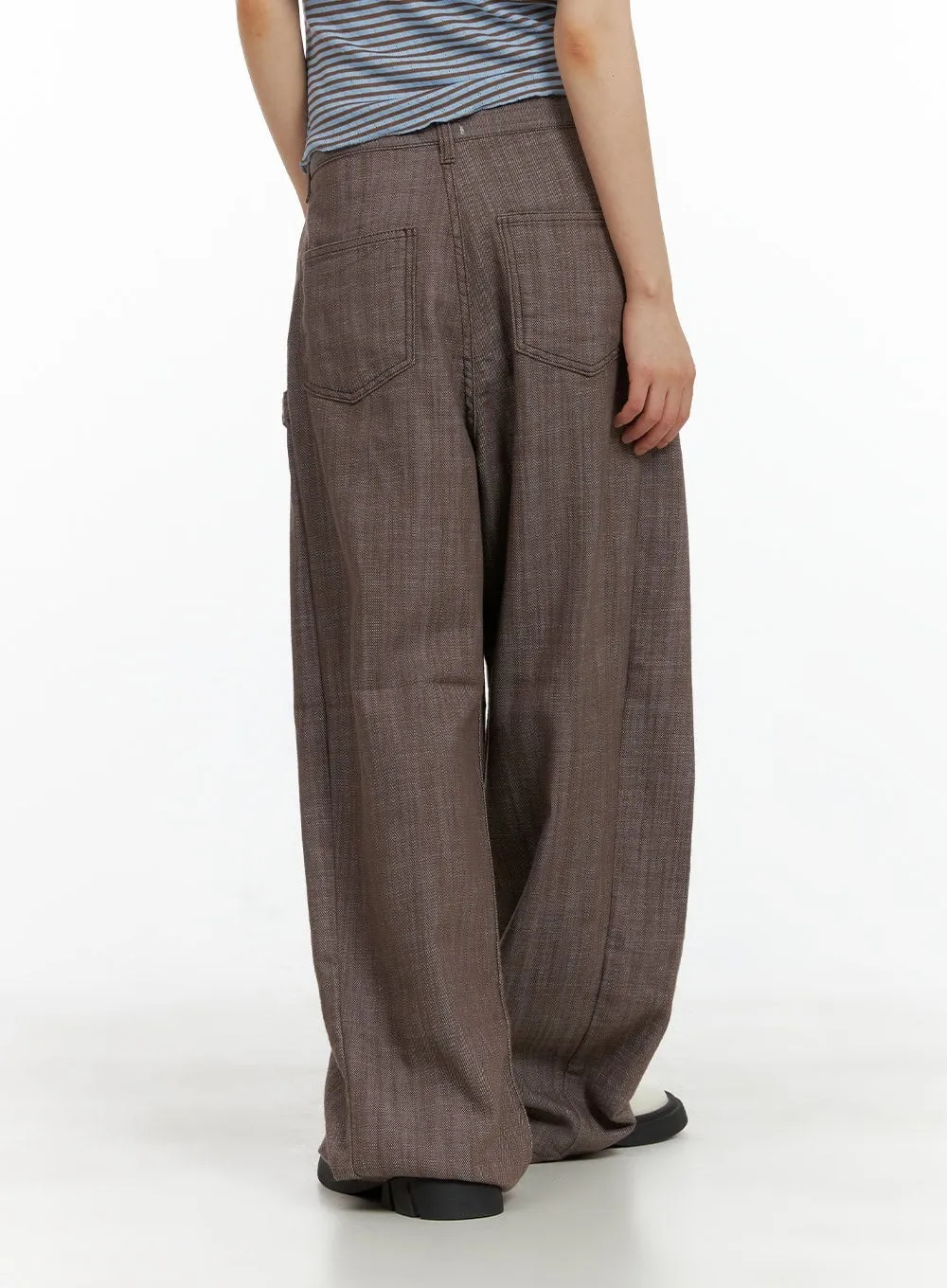 Strap Wide Leg Pants CY428