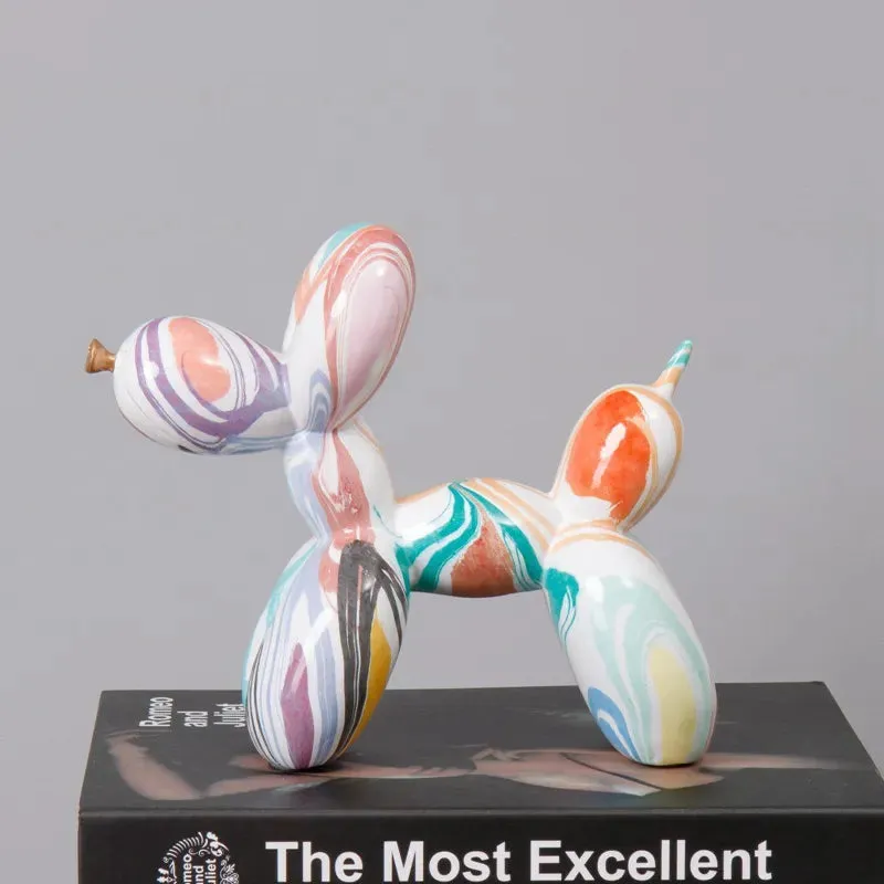 TEEK - Resin Graffiti Balloon Dog Statues