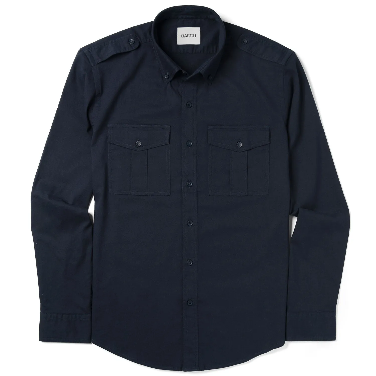 Wright Utility Shirt – Dark Navy Easy Cloth